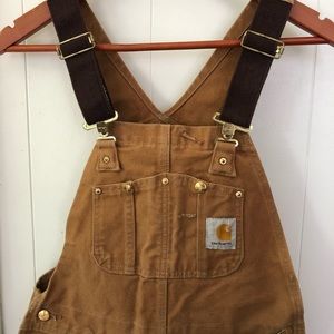 Carhartt tan work overalls men’s 32